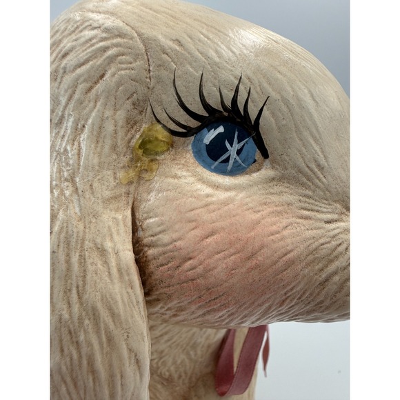 Scioto 1986 Signed Ceramic Lop Ear Bunny Rabbit Planter Spring Country - Vintage - Picture 5 of 16